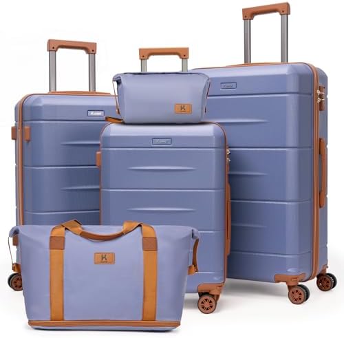 Amazon.com | Merax Luggage Set 6 Piece,Lightweight Hardshell